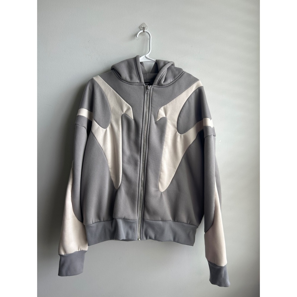 Manfinity Gray Full Zip Hoodie Mens Size Medium JIT24006600
